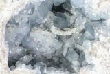 Huge, Celestine (Celestite) Geode ( Lbs) - Top Quality #87137-1
